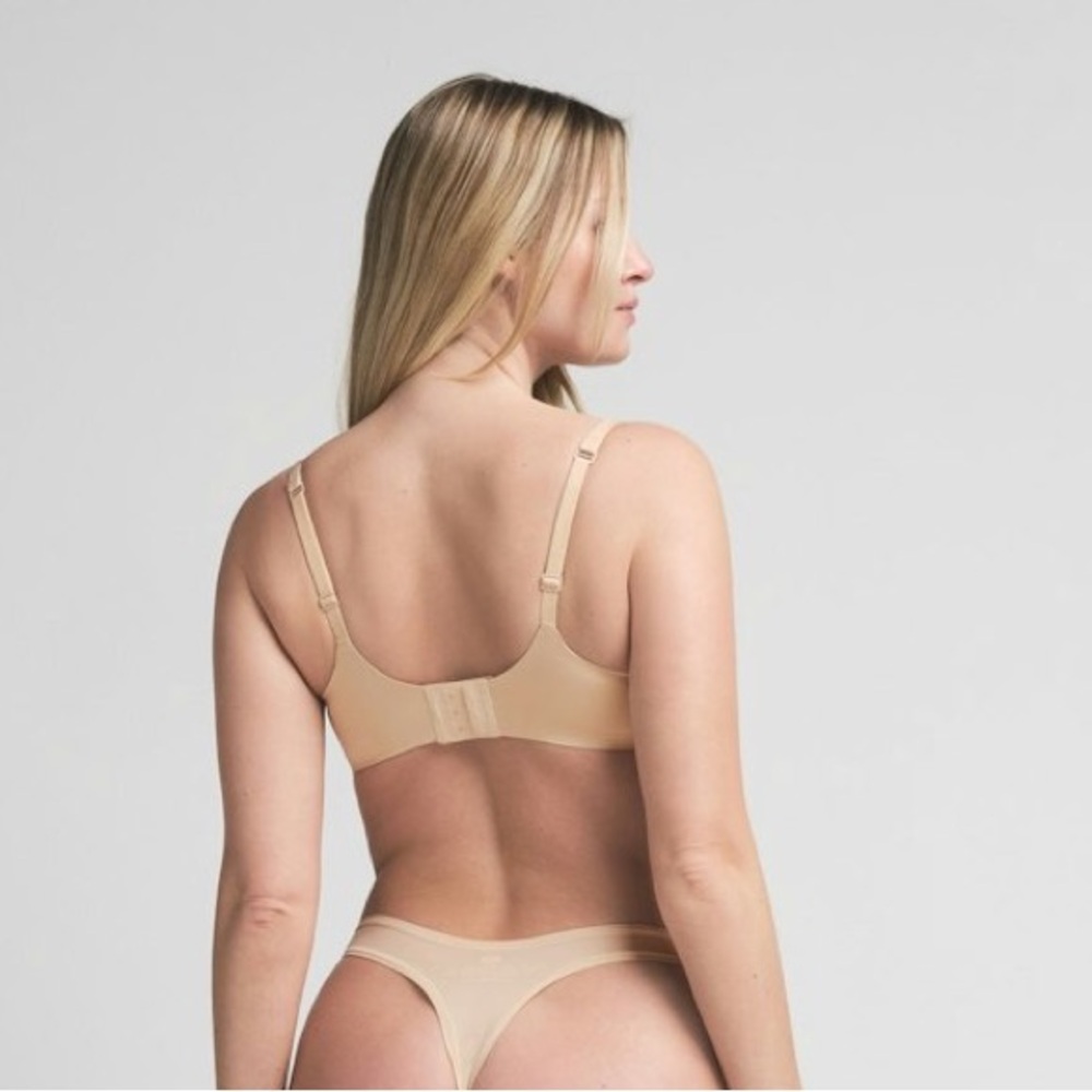 SKIMS ULTIMATE PUSH UP BALCONETTE BRA SAND 34B - Picture 5 of 6